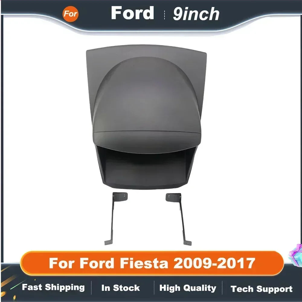 For Ford Fiesta 9 Inch Android Dash Panel Fitting Kit with CANBUS Box  Fascia Frame Adapter
