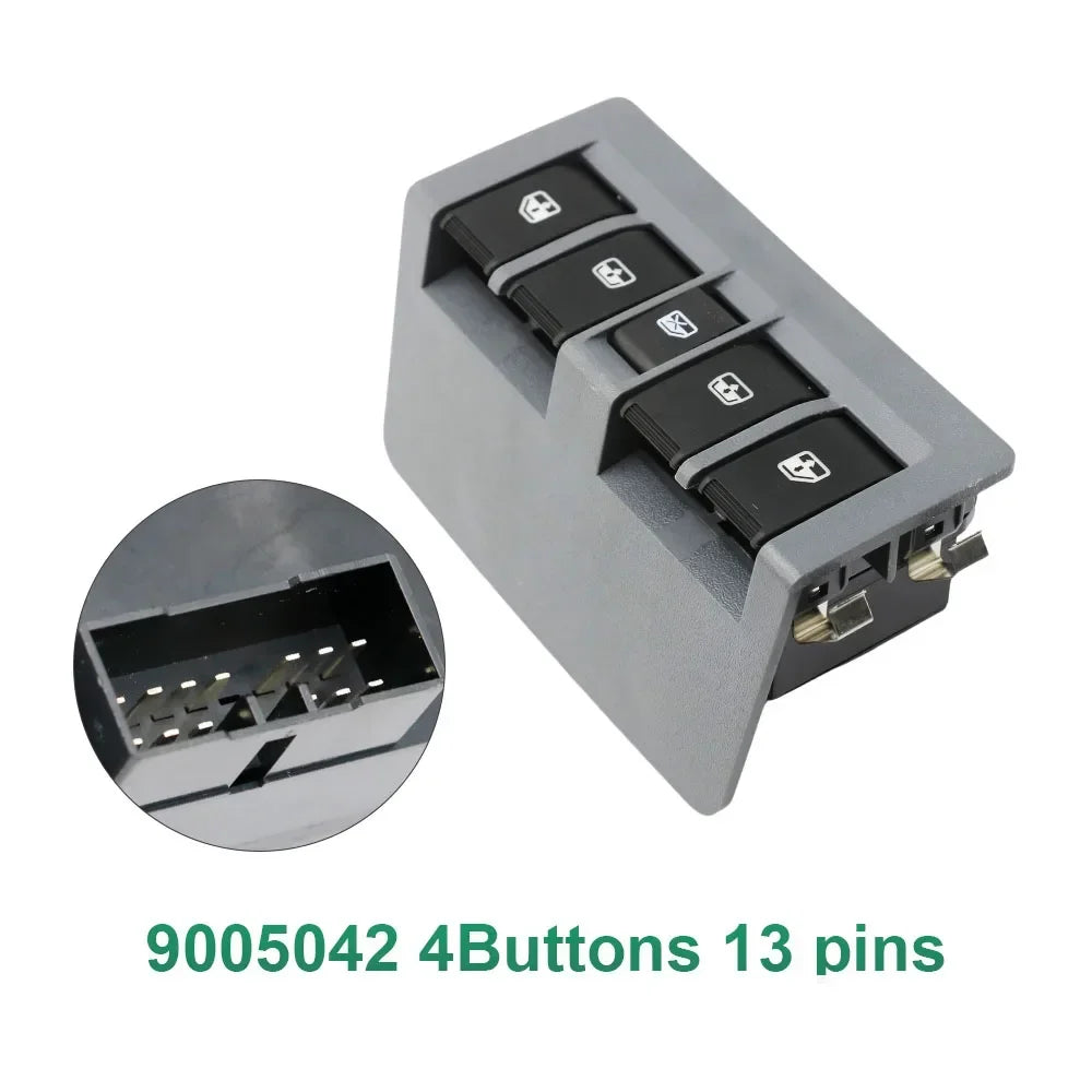 High quality Window Lifter Control Switch for Chevrolet Sail 2010-2014 2Buttons 4Buttons OEM 9005042