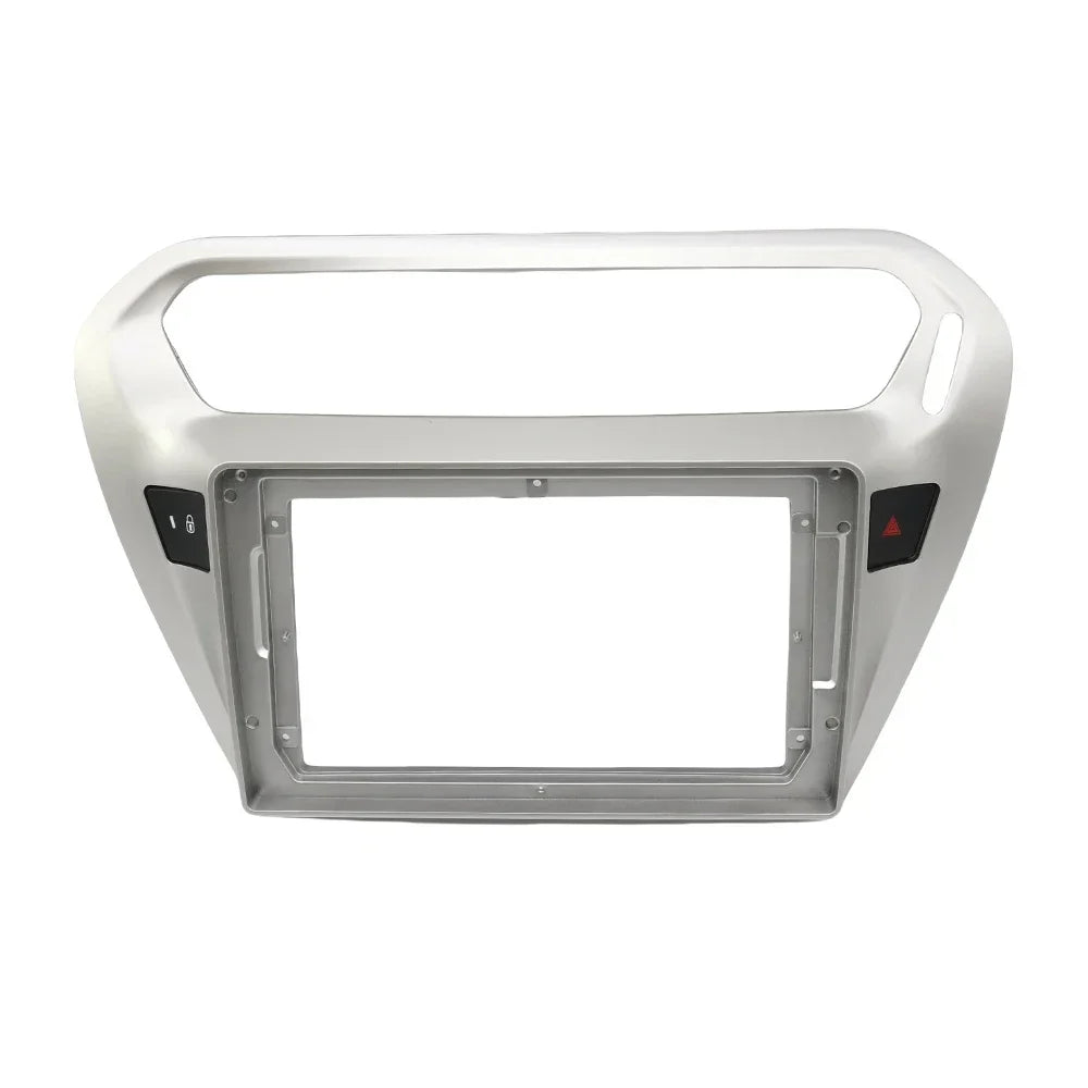 9 INCH Car Fascia Radio Android DVD Panel Dash Kit Install Adapter Console Frame Bezel  For Peugeot 301 CITRON ELYSEE 2014- 2018