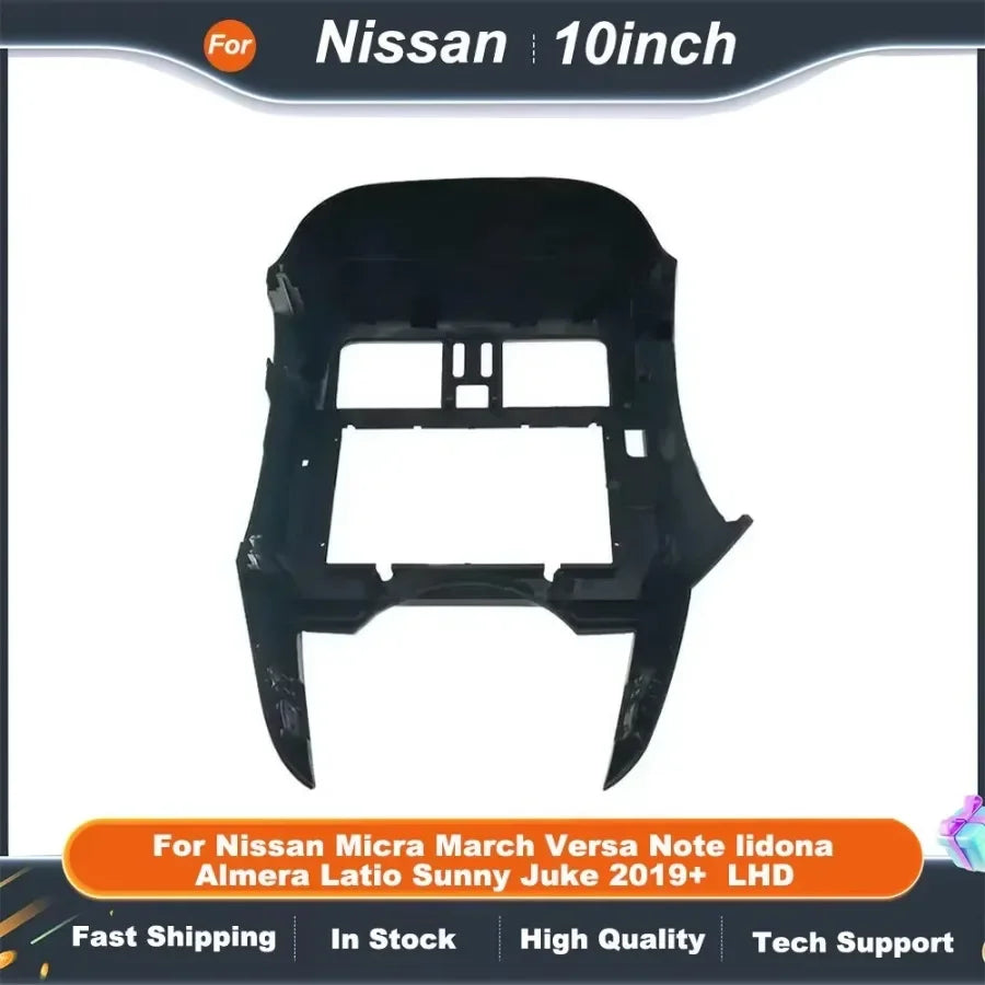 10 Inch Dash Panel Fascia Frame Kit Compatible For Nissan Micra March Versa Note Lidna Almera Latio Sunny Juke