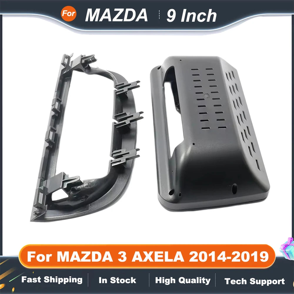 9 Inch Car Frame Fascia Adapter  For MAZDA 3 AXELA 2014-2019 Android Radio Audio Dash Fitting Panel Kit