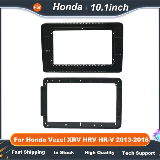 10.1 Inch Car Frame Fascia Adapter Canbus Box Decoder For Honda Vezel XRV HRV HR-V Android Radio Dash Fitting Panel Kit