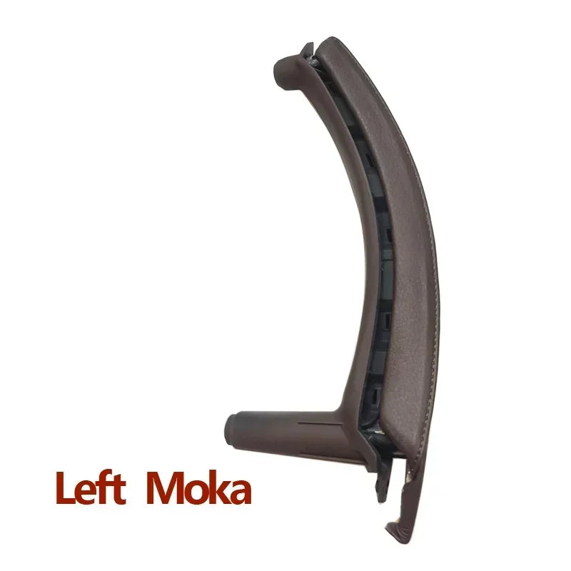 Interior Car Left Right Passenger Door Handle Leather Cover Trim Replacement For BMW X5 X6 E70 E71 E72 2007-2013