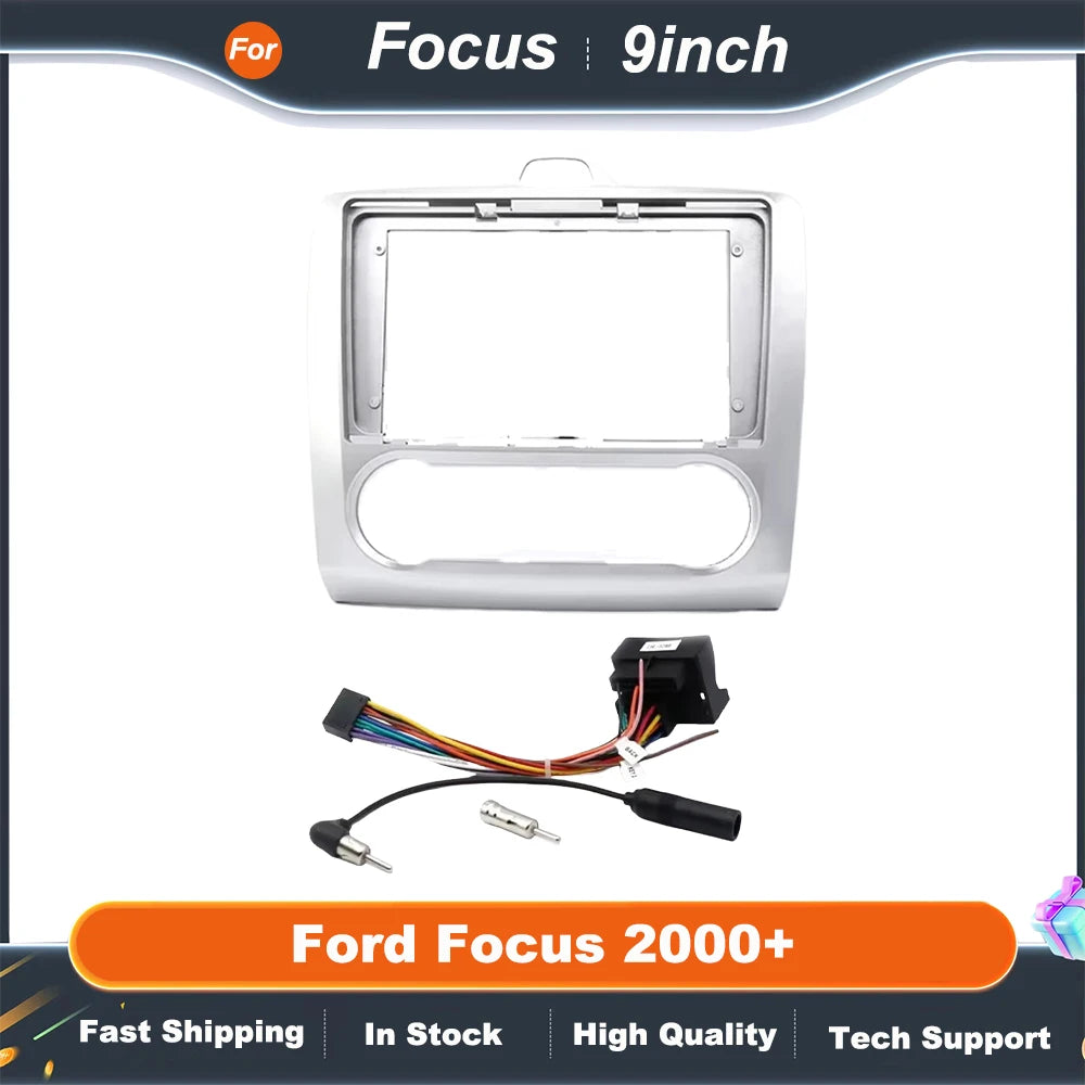 9 Inch Car Radio Screens For Ford Focus 2000+ Frame Other Interior Accessories Car Dvd Frame Kit