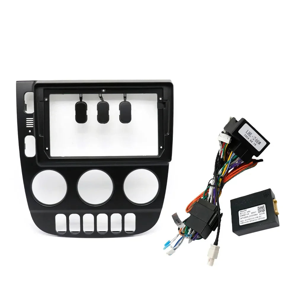 AUTODAILY 9 Inch Car Frame Fascia Adapter Android Radio Dash Fitting Panel Kit For Benz ML ML320 M-Class W163 2003-2005