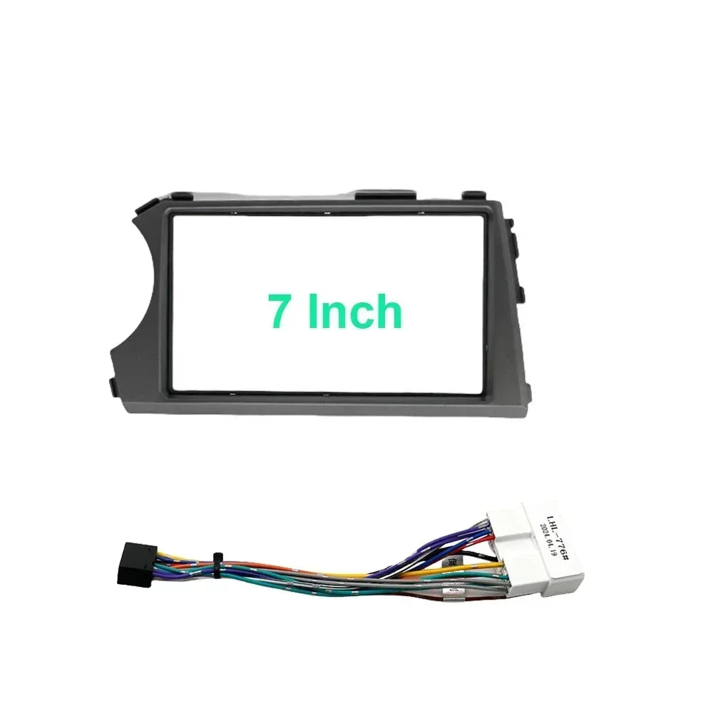 Car frame Kits for SsangYong Korando 10-13 Kyron Rexton W Tivolan Tivoli 19-21 dashboard panel frame car video GPS DVD Accessory