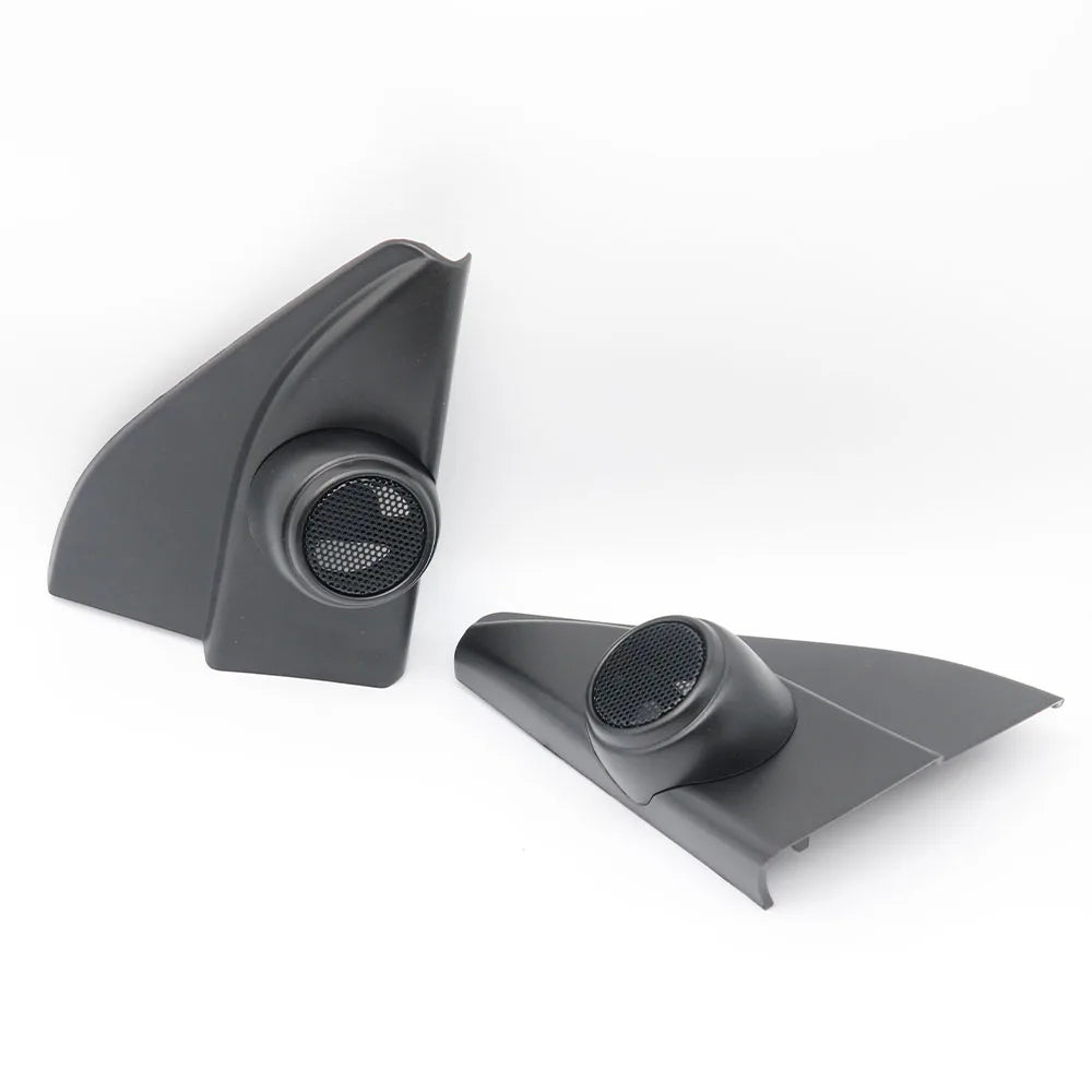 For Toyota Fortuner 2016-2019 2PCS Car Tweeter Refitting Audio Door Angle Gum Speaker Cover Boxes Mounts
