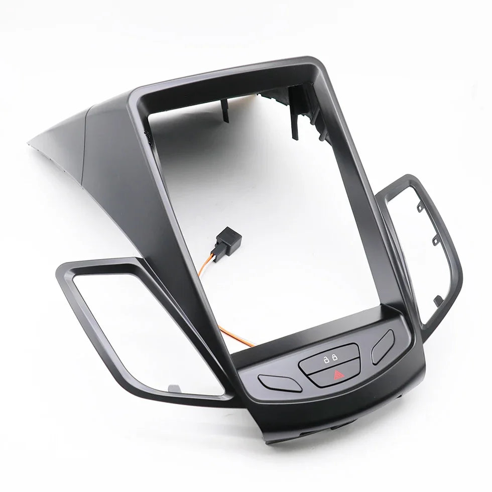 For FORD FIESTA 2009-2014 9.7 Inch 2 Din Car Radio Fascias Tesla Style Multimedia Frame Video Player Navigation DVD Panel Trim