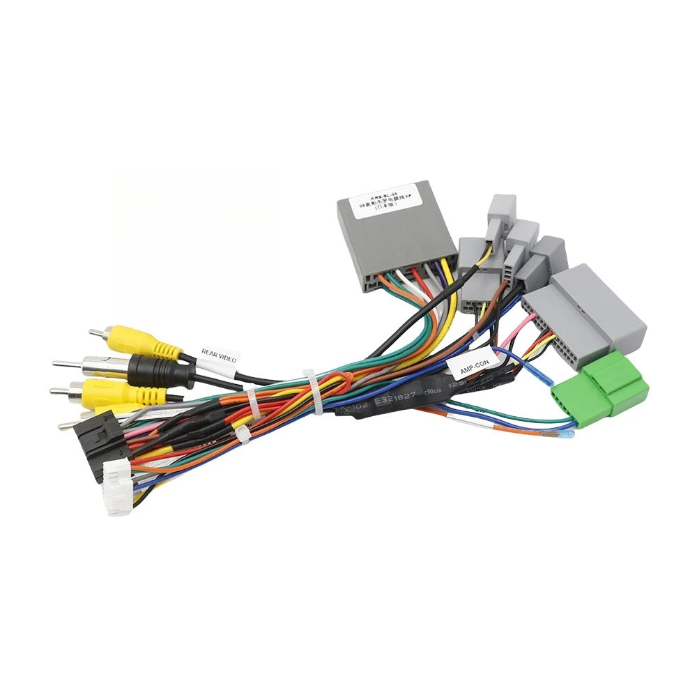 16Pin Car Wiring Harness Adapter For Mitsubishi Pajero V97 V73 V60 ASX Outlander RP5-MT-101 Canbus Box Decoder