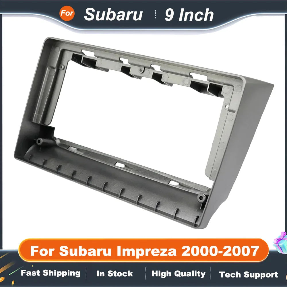 9 Inch Car Frame Fascia Adapter  For Subaru Impreza 2000-2007 Canbus Box Decoder Android Radio Audio Dash Fitting Panel Kit