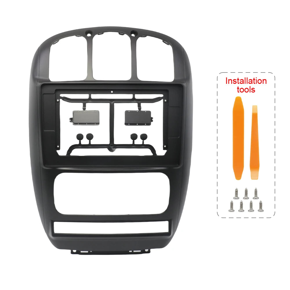 10.1 Inch 25.654cm 2 Din Car Radio Frame CanBus for Chrysler Grand Voyager for Dodge Caravan 2006-2012 Panel Dashboard Mount Kit
