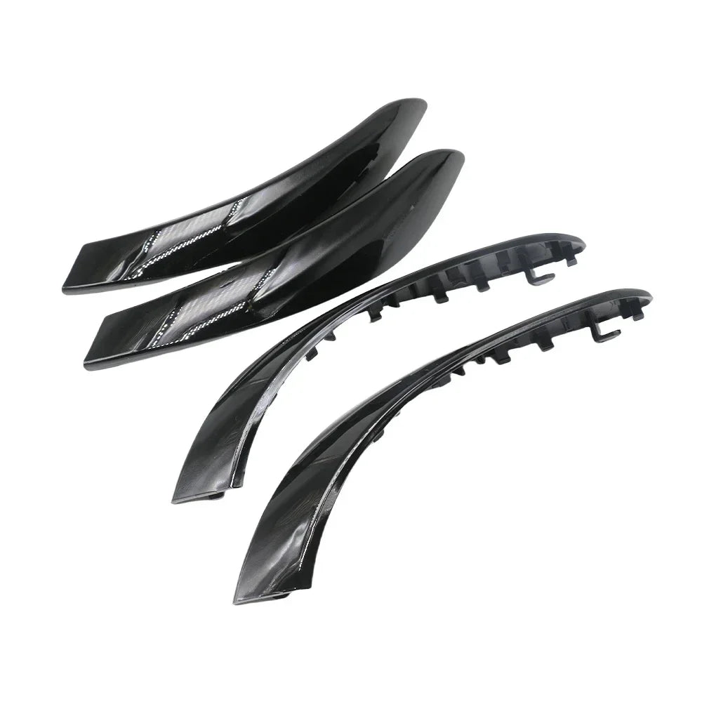 For BMW 3 4 Series F30 F31 F32 F33 F34 F35 F36 F80 2013-2018 Interior Fiber Door Pull Handle Outer Cover Trim Replacement