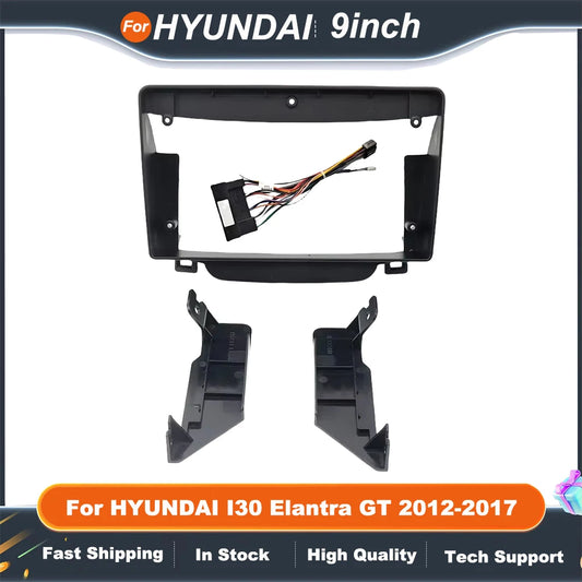 9 Inch car stereo frame For HYUNDAI I30 Elantra GT 2012-2017 Android MP5 GPS Stereo Player Head Unit Panel Casing Frame Kit