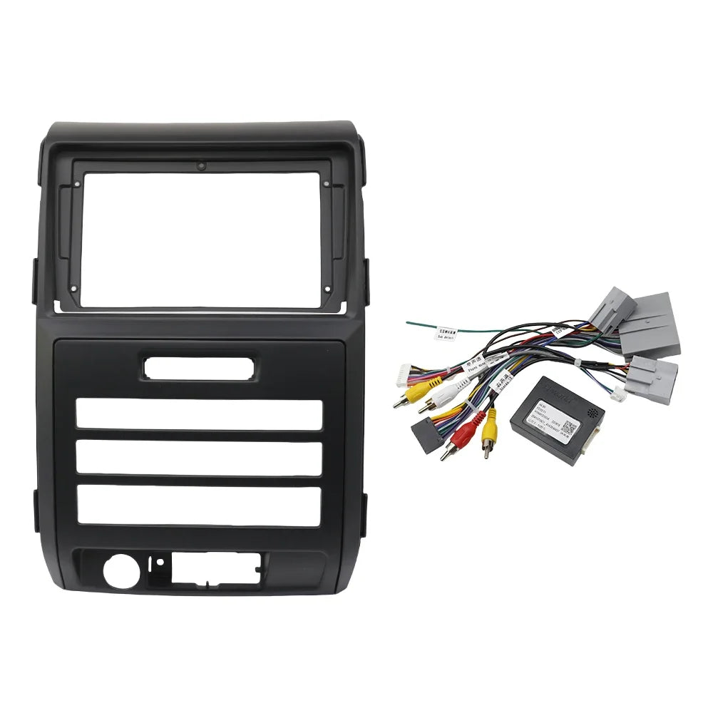 For 2008-2014 FORD F150/ RAPTOR (9INCH, LHD,)Car Radio Fascias Android GPS MP5 Stereo Player 2 Din Head Unit Panel Dash Frame