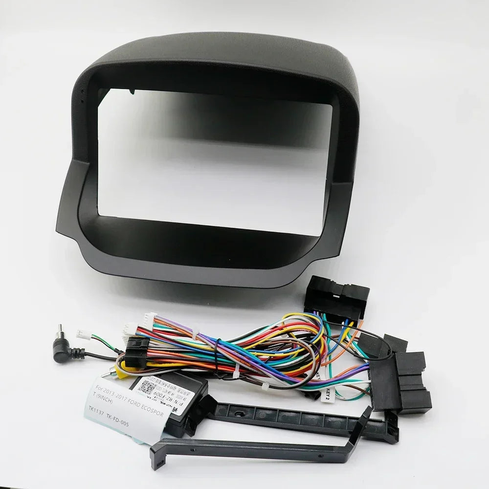 For FORD ECOSPORT 2013-2017 9INCH Car Radio Fascias Android GPS MP5 Stereo Player 2 Din Head Unit Panel Dash Frame Installation