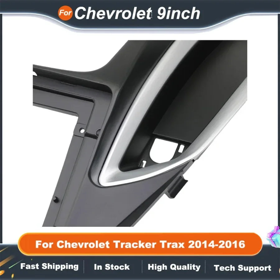 9 Inch Car Radio Fascia Frame Adapter For Chevrolet Tracker Trax 2014-2016 Android Android Radio Dash Fitting Panel Kit