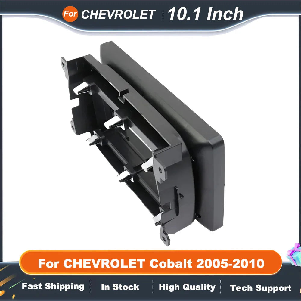 10.1 Inch Car Fascia Radio Panel For CHEVROLET Cobalt 2005-2010 Equinox HHR Malibu Dash Kit Facia Bezel Console Plate Trim Cover