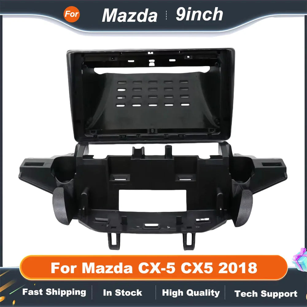 9 Inch Car Frame Fascia Adapter For Mazda CX-5 CX5 2018 Android Big Screen Radio Audio Dash Fitting Panel Kit