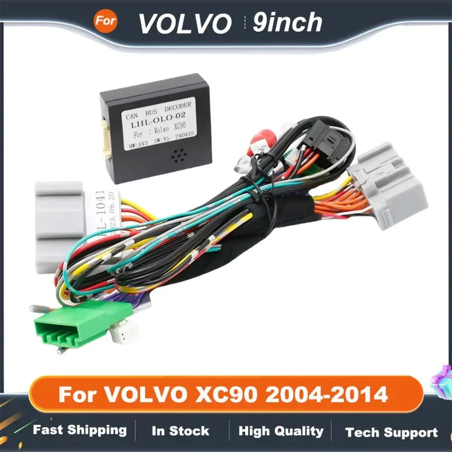 9 Inch Car Stereo Frame Fascia for VOLVO XC90 2004-2014 Android 2Din MP5 Player Stereo Panel