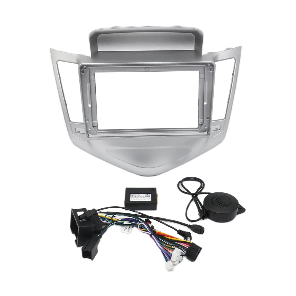 For Chevrolet CRUZE 2009-2014 9 inch 2Din Car DVD Frame Audio Fitting Adaptor Dash Trim Kits Facia Panel Double Din Radio Player