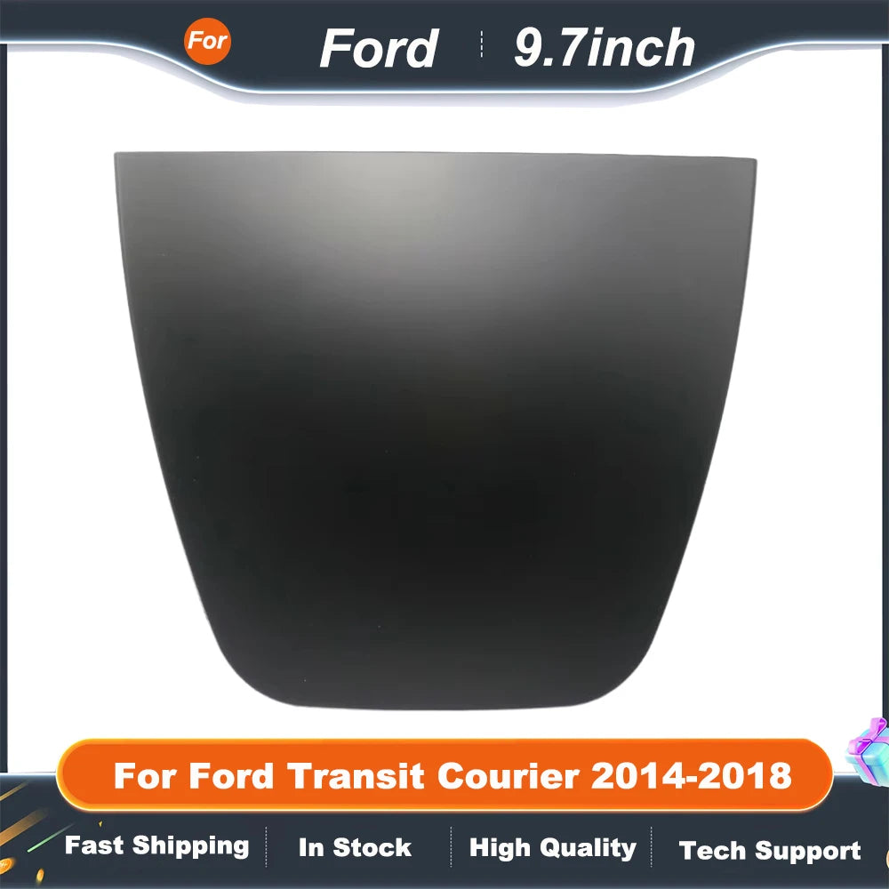 9.7 inch Car Radio Facia For Ford Transit Courier 2014-2018 Install Panel Adapter Console Bezel Plate Trim Cover Fascia Dash Kit