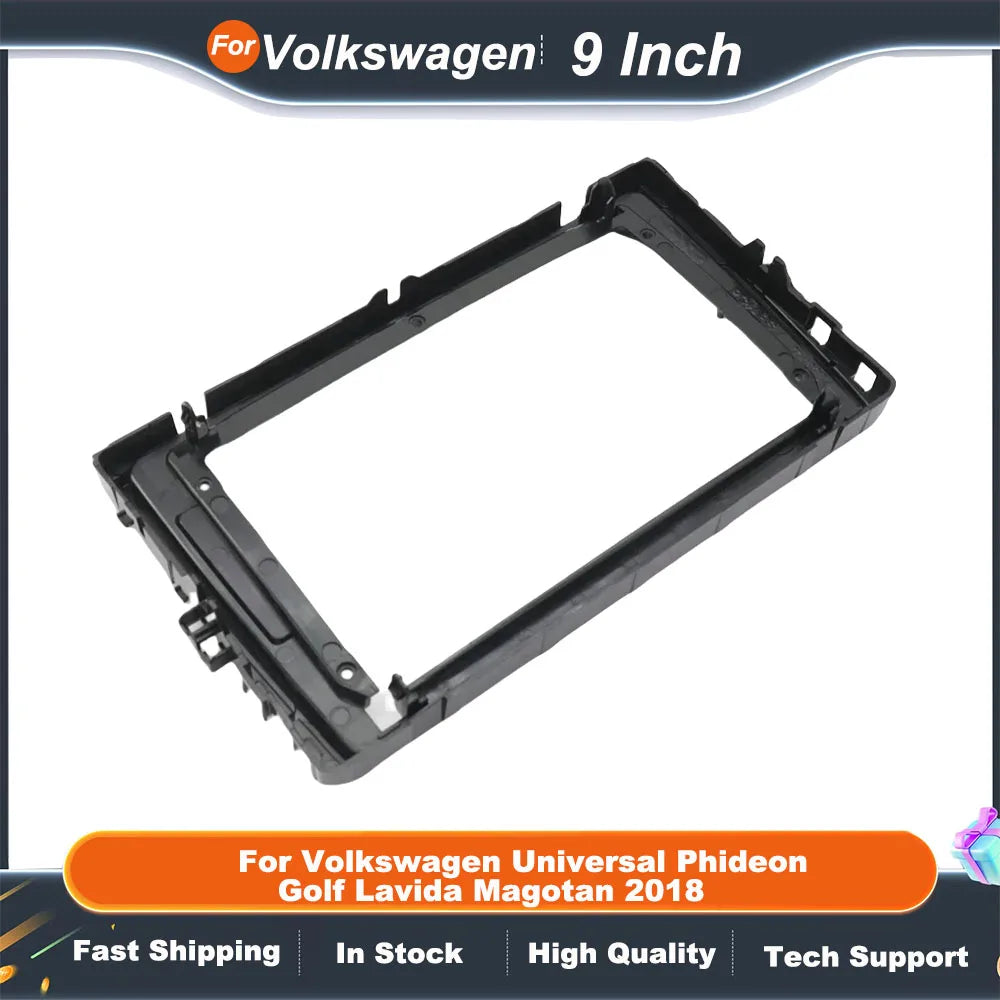 9 Inch Car Frame Fascia Adapter For Volkswagen Universal Phideon Golf Lavida Magotan 2018 Android Fitting Panel