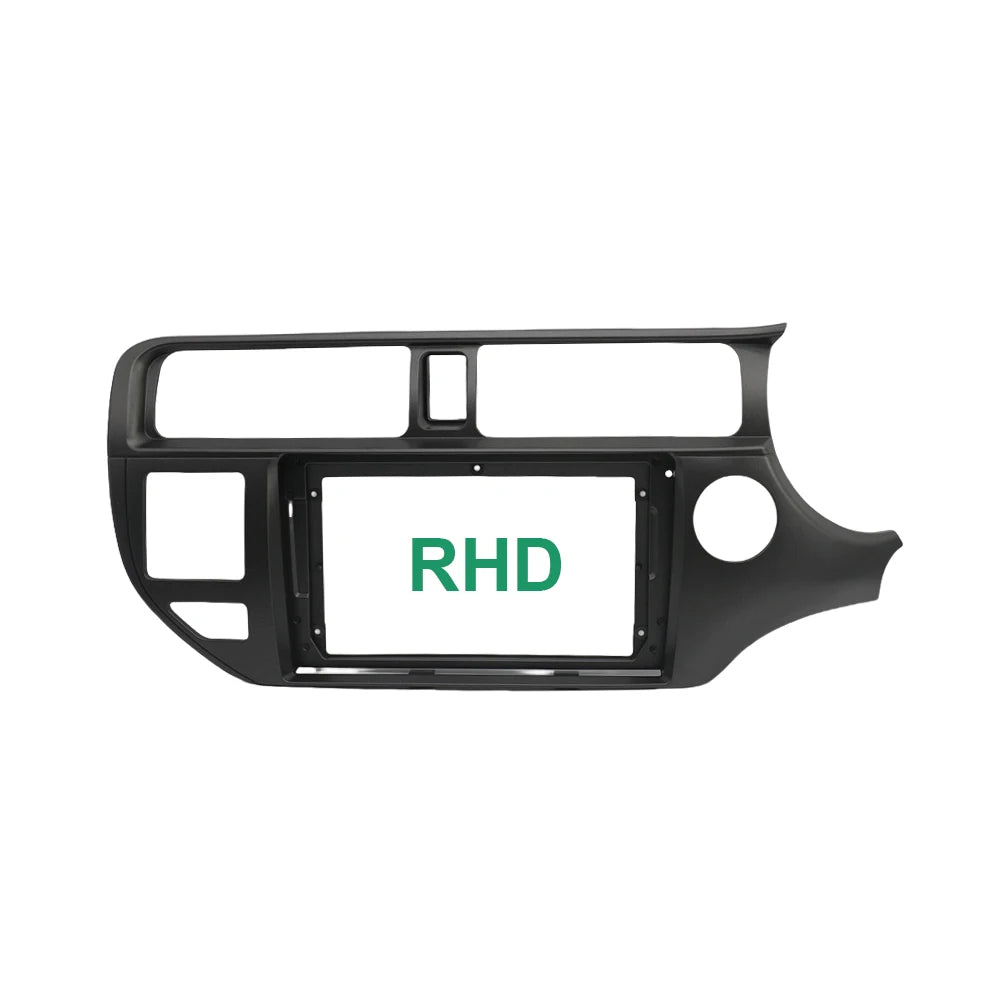 Car 2 Din Audio Radio Fascia Frame For KIA RIO 2012 9 Inch Big Screen Stereo Dash Fitting Panel Trim Kit WITH SRS HOLE
