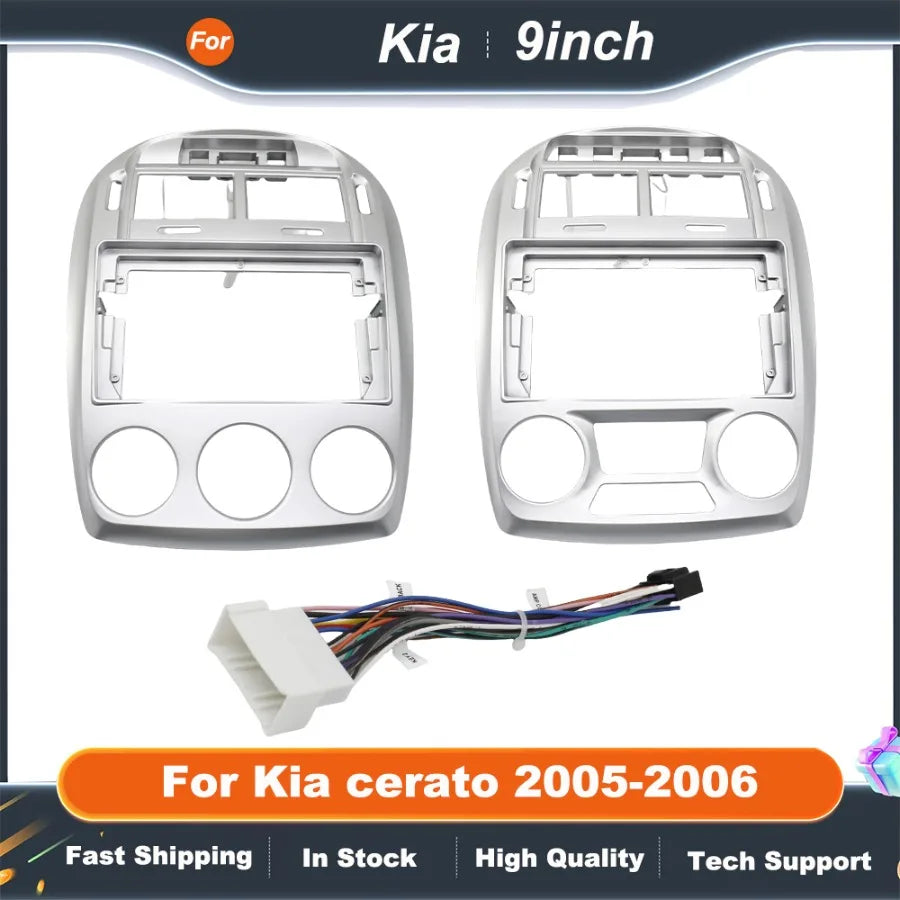 9 Inch Android car multimedia frame for Kia Cerato 2005-2006 Installation Kit
