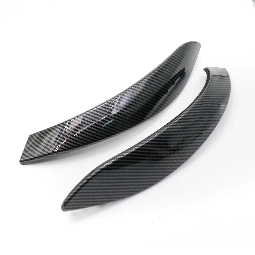 For BMW 3 4 Series F30 F31 F32 F33 F34 F35 F36 F80 2013-2018 Interior Fiber Door Pull Handle Outer Cover Trim