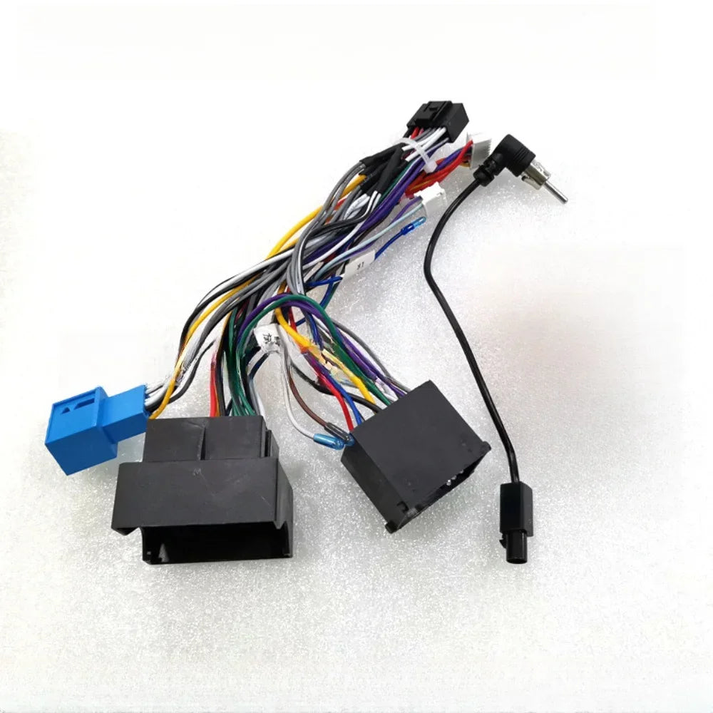 Canbus Box Adaptor Decoder For BMW E39 E46 /X5 E35 1999-2006 With 16 Pin Power Wiring Harness Cable Android 2 Din GPS Stereo