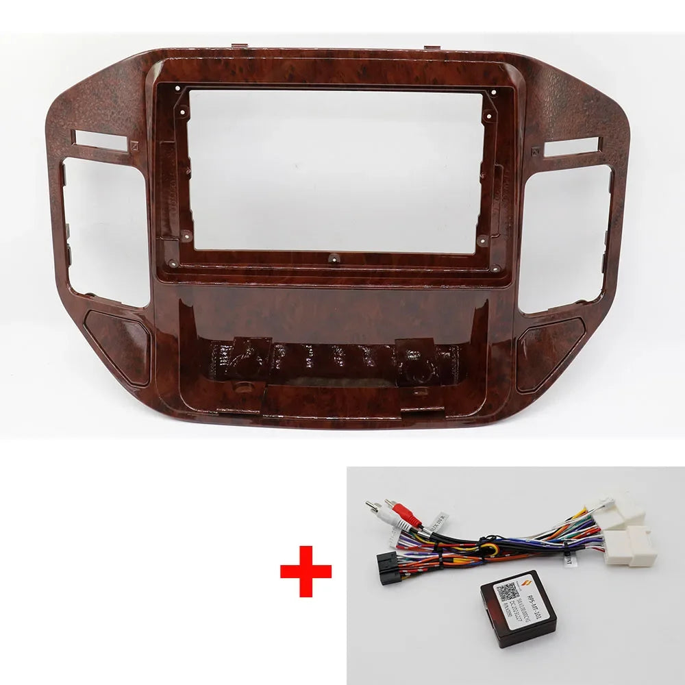 For Mitsubishi Pajero V73 2004-2011(9Inch) Car Radio Fascias Android GPS MP5 Stereo Player 2 Din Head Unit Panel Dash Frame Inst