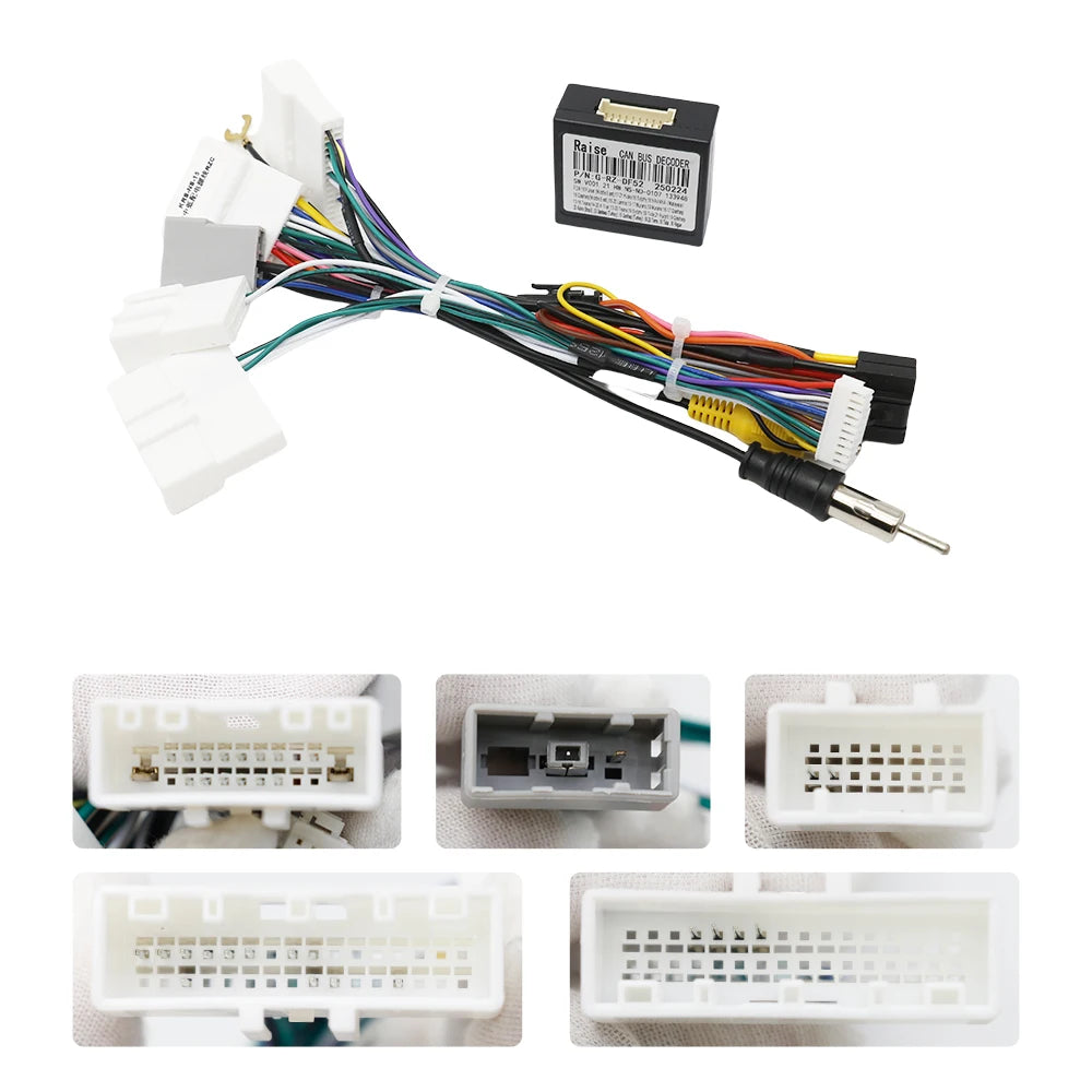 Harness Power Cord Adapter Canbus For Nissan Kicks Micra Versa Almera 2014-2021 Stereo Wiring