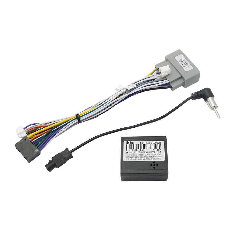 For jeep 2011-2016 Wrangler 10.1 INCH Car Radio Android Stereo audio screen multimedia video player navigation Harness frame