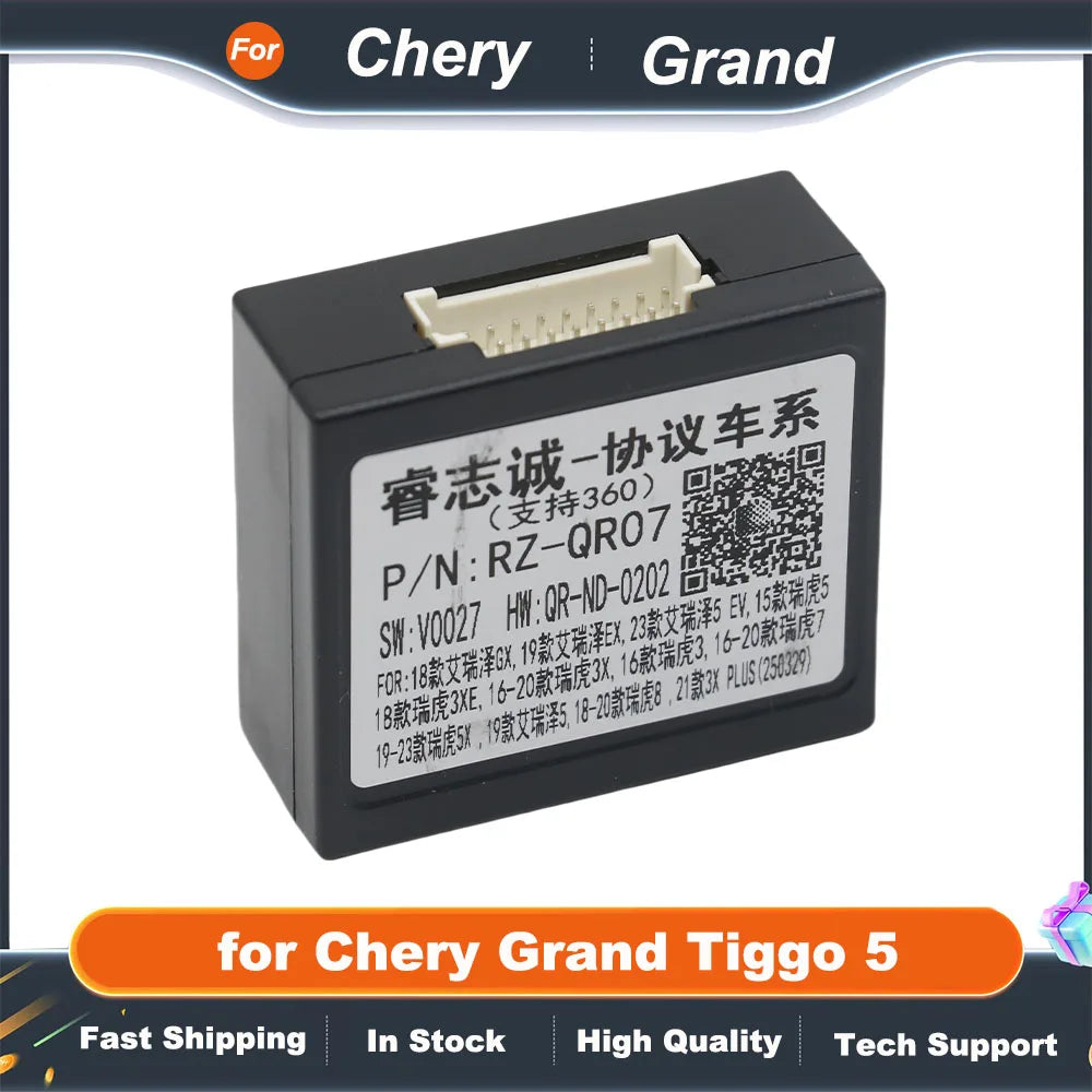 Radio Wiring Harness Adapter CAN Bus Decoder 16 Pin Plug Connector Camera In Car Android Head Unit Cable for Chery Grand Tiggo 5