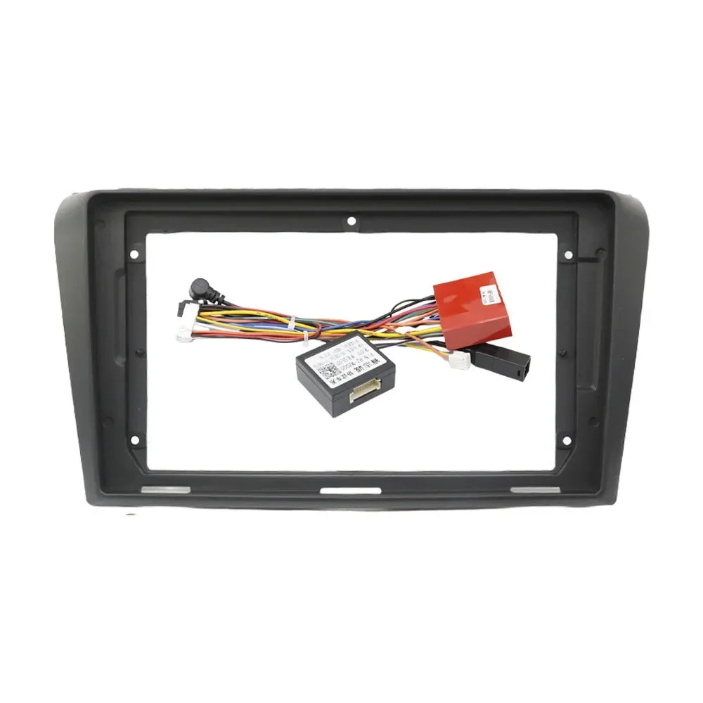 9 Inch 22.86cm for 2004-2009 Car Frame Fascia Adapter Canbus Box Android Radio Audio Dash Fiting Panel Kit for Mazda 3 AXELA