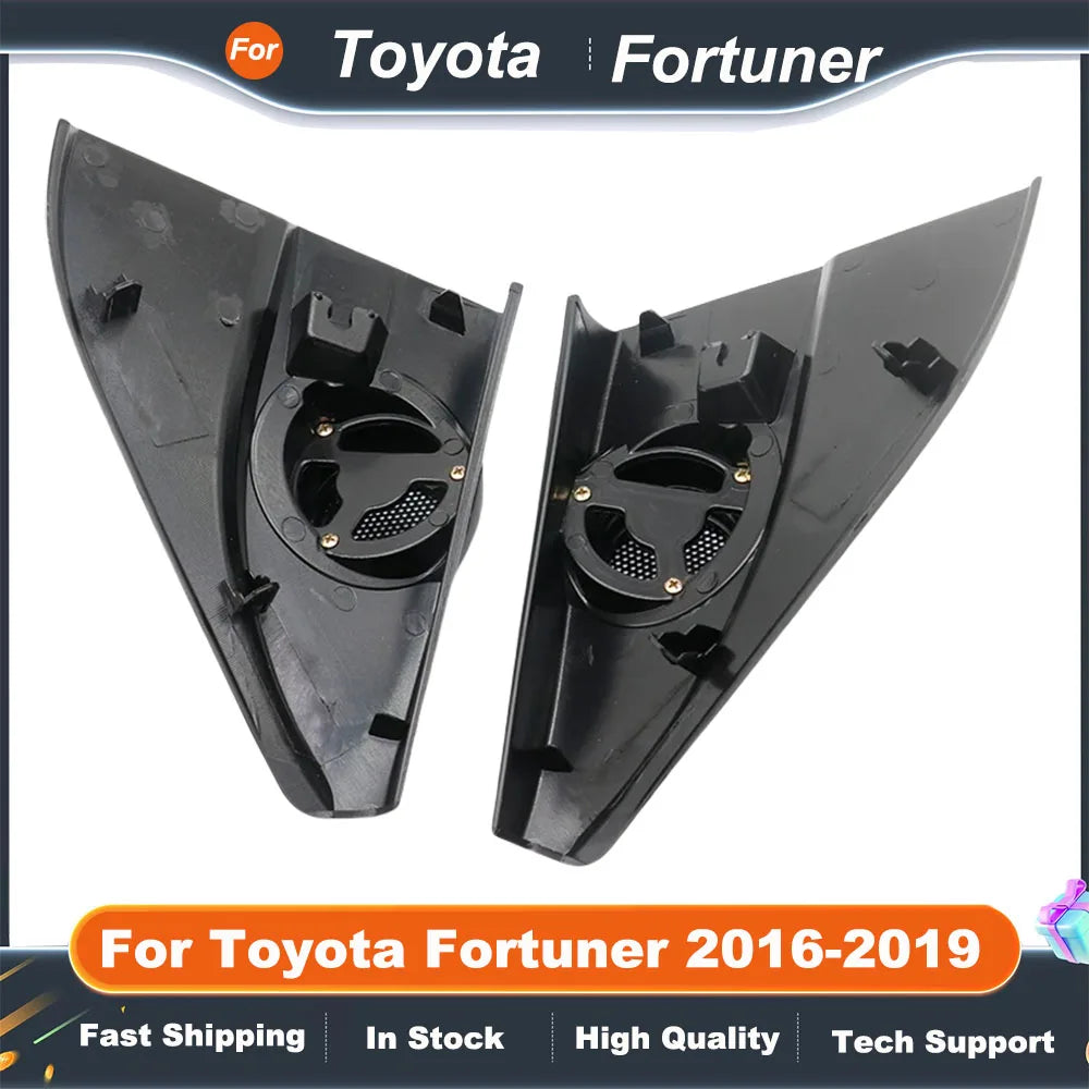 2PCS For Toyota Fortuner 2016-2019 Car Tweeter Refitting Audio Door Angle Gum Speaker Cover Boxes Mounts