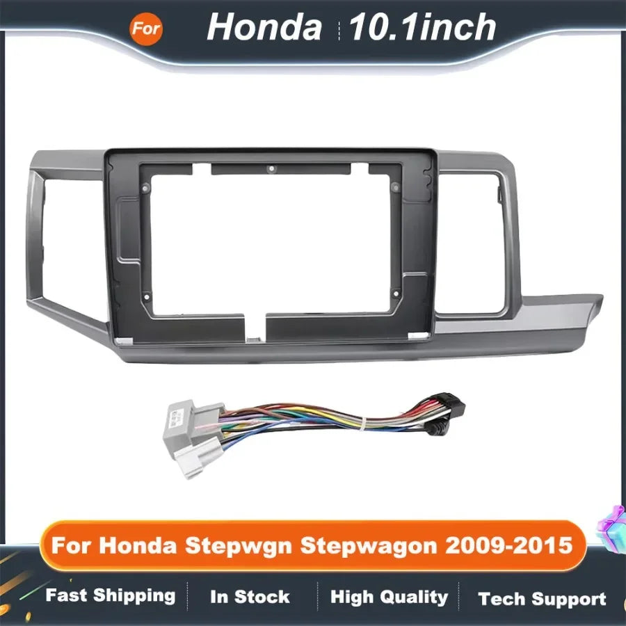 10.1 Inch car multimedia frame Adapter For Honda Stepwgn Stepwagon 2009-2015 Android Radio Dash Fitting Panel Kit