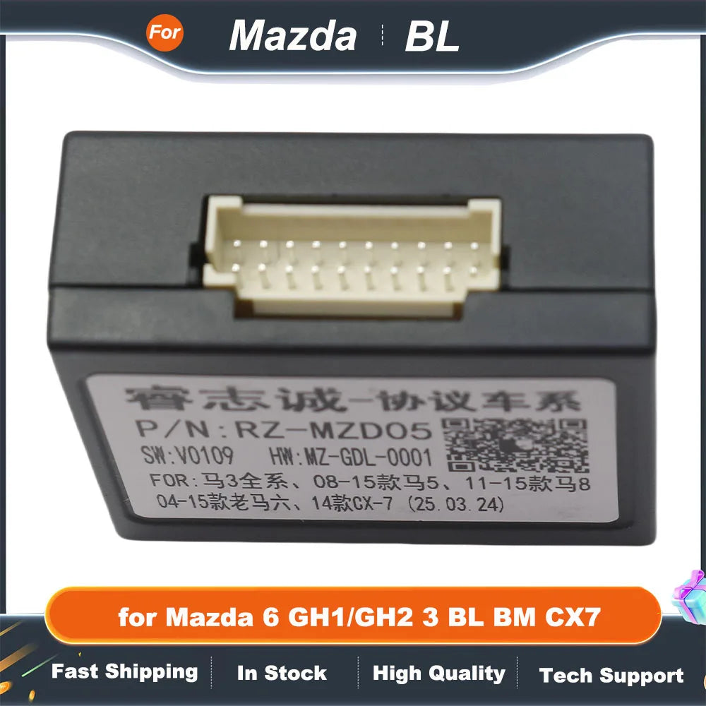 Harness Adapter CAN Bus Decoder 16 Pin to 24Pin Connector Radio Antenna Car Android Wiring Cable for Mazda 6 GH1/GH2 3 BL BM CX7