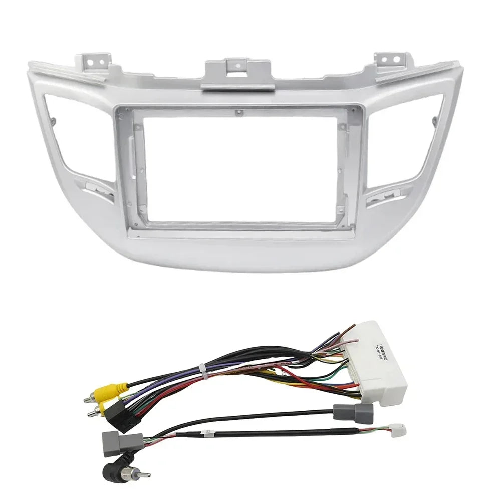 For HYUNDAI Tucson 2015-2018 9 Inch Car Radio Fascia Panel Dash Kit Install Adapter Bezel Console Plate Facia