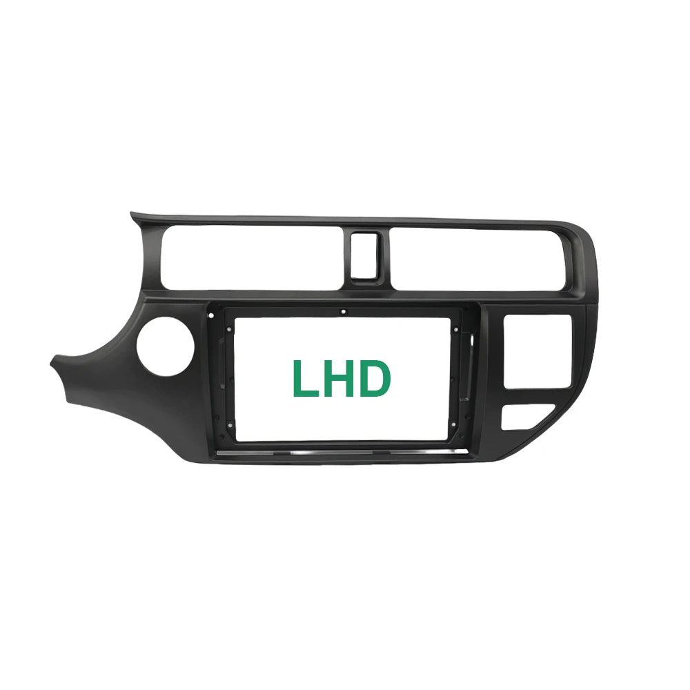 Car 2 Din Audio Radio Fascia Frame For KIA RIO 2012 9 Inch Big Screen Stereo Dash Fitting Panel Trim Kit WITH SRS HOLE