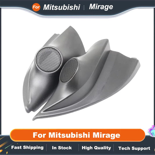 2PCS Car Speaker Mounts for Mitsubishi Mirage Tweeter Refitting Audio Door Angle Cover Boxes