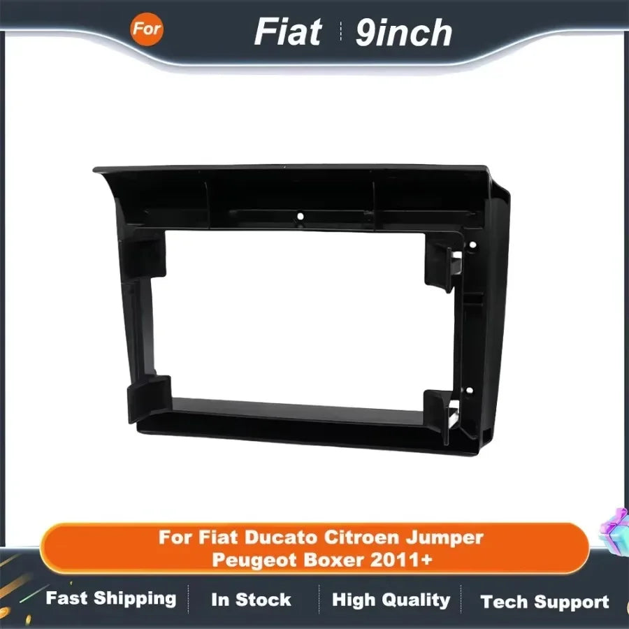 9 Inch Car Radio Frame Fitting Kit for FIAT DUCATO CITROEN JUMPER PEUGEOT BOXER 2011+ Android CANBUS Dash Panel Adapter Kit