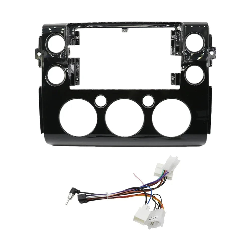 For Toyota FJ Cruiser 2007-2013 9 Inch Radio Car Android MP5 Player Casing Frame 2 Din Head Unit Fascia Stereo Dash Cover Trim
