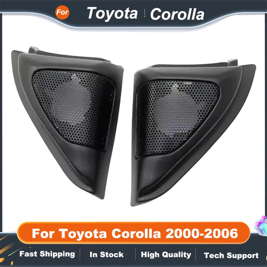 2PCS For Toyota Corolla 2000-2006 Car Tweeter Refitting Audio Door Angle Gum Speaker Cover Boxes Mounts