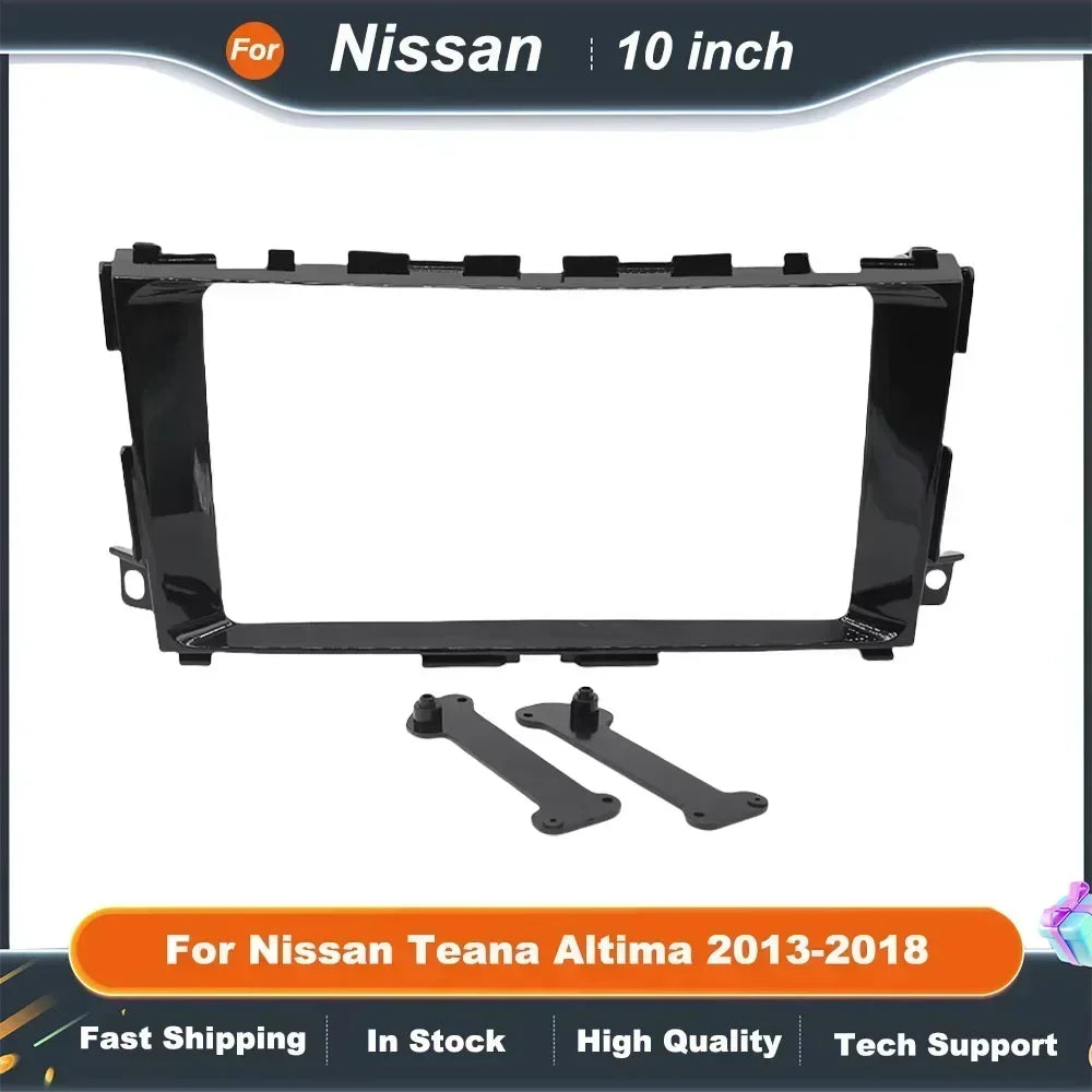 9/10 Inch Android Car Stereo Dash Panel Kit with CANBUS Decoder for Nissan Teana  Altima 2013-2018 Fascia Frame Installation