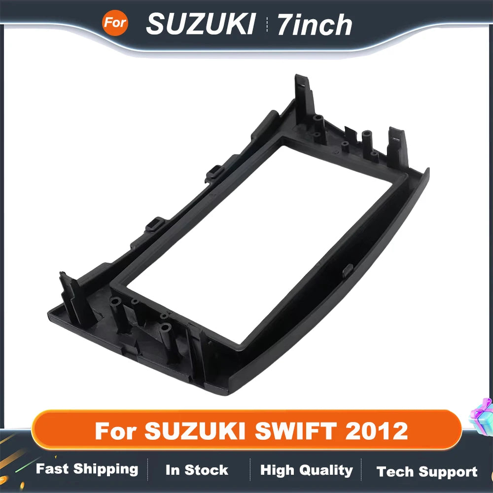 7 Inch Car Radio Stereo For SUZUKI SWIFT 2012 GPS MP5 Android Player 2 Din Fascias Panel DashBoard Frame Cover Kit