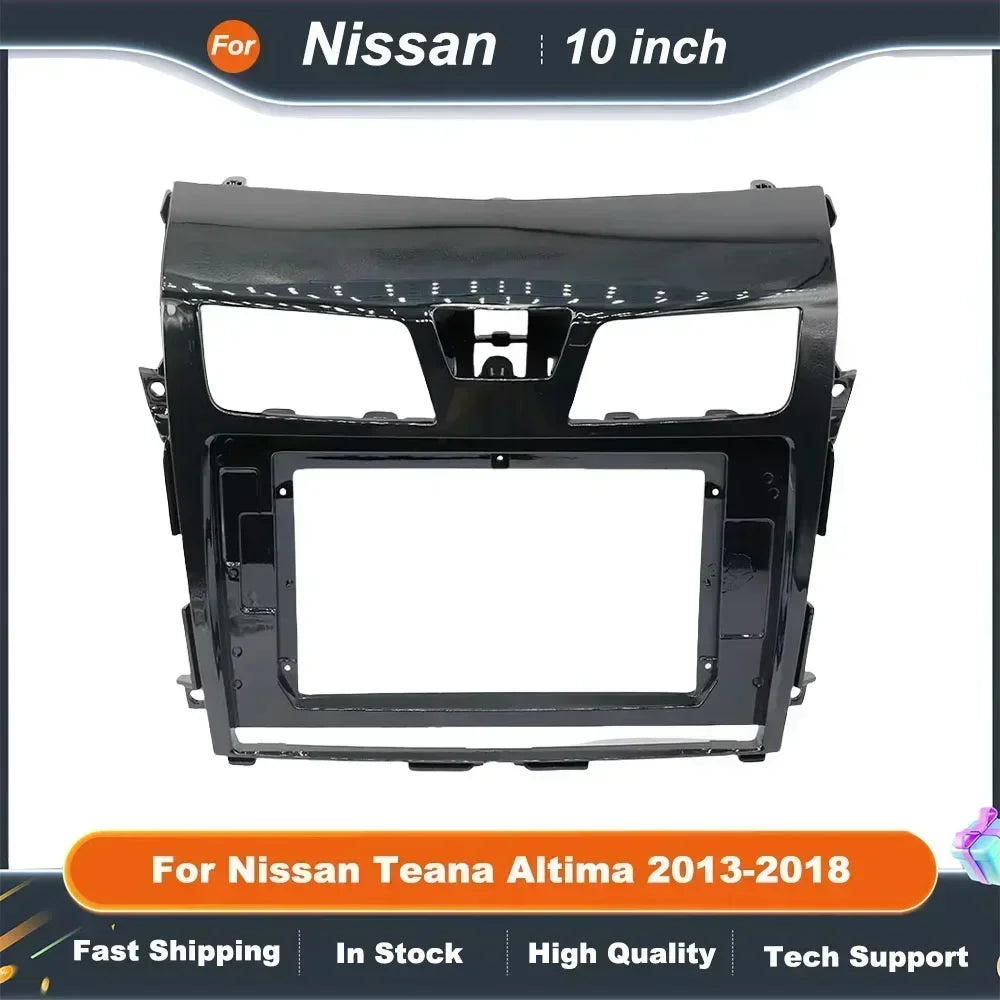 9/10 Inch Android Car Stereo Dash Panel Kit with CANBUS Decoder for Nissan Teana  Altima 2013-2018 Fascia Frame Installation