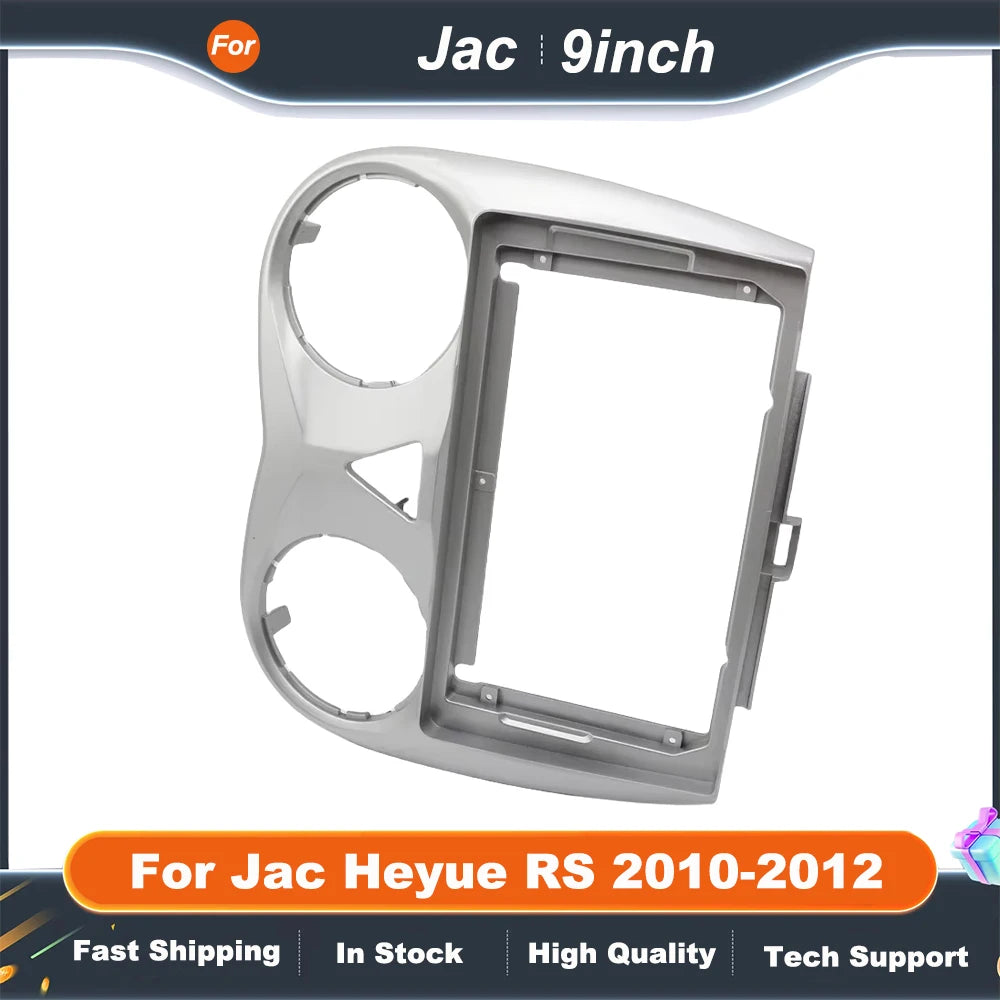 9 Inch car stereo frame Adapter For Jac Heyue RS 2010-2012 Android Radio Dash Fitting Panel Kit