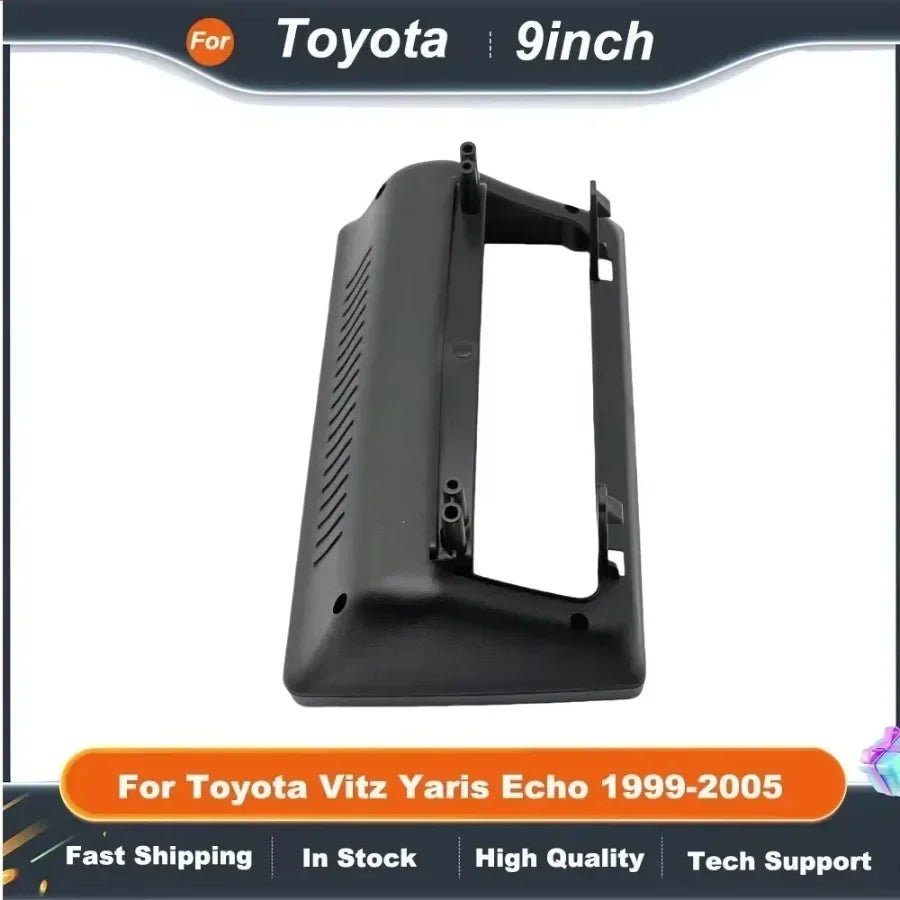 9 Inch Car Radio Fascia Frame  For Toyota Vitz Yaris Echo 1999-2005 Adapter Android Radio Dash Fitting Panel Kit
