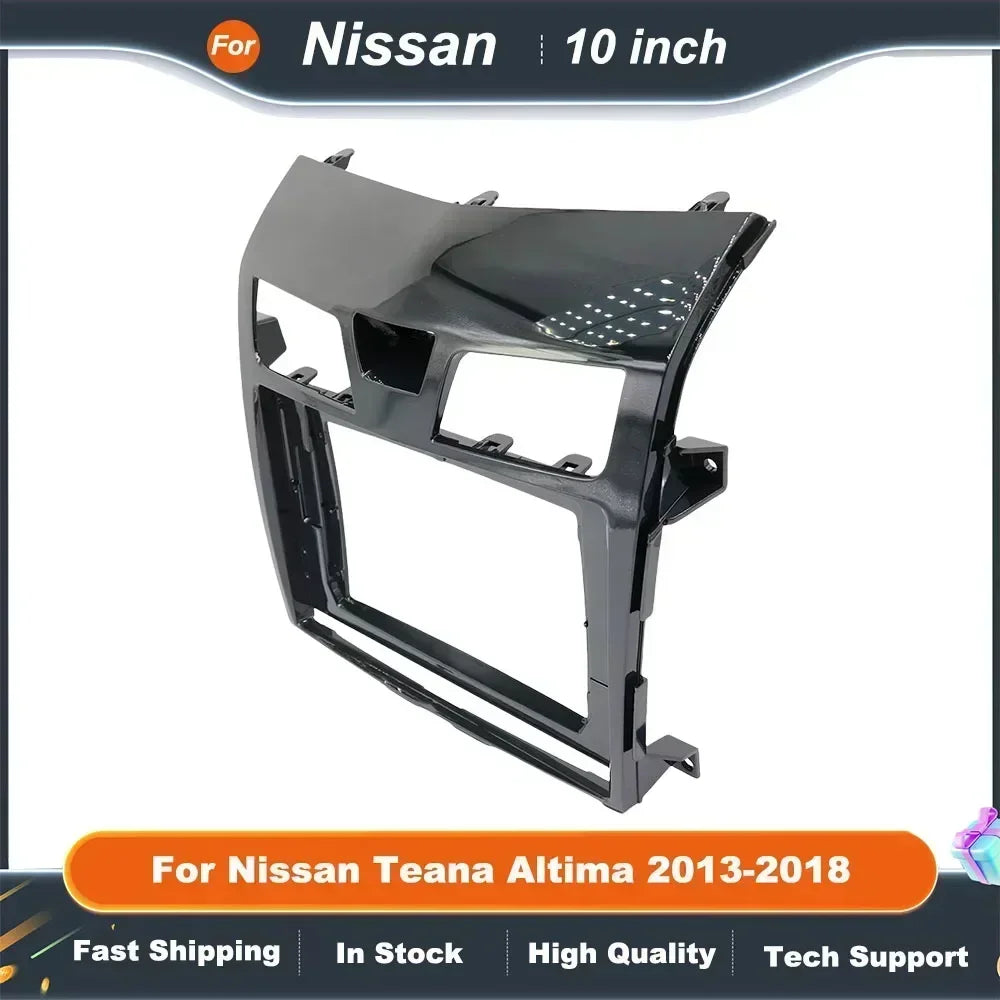 9/10 Inch Android Car Stereo Dash Panel Kit with CANBUS Decoder for Nissan Teana  Altima 2013-2018 Fascia Frame Installation
